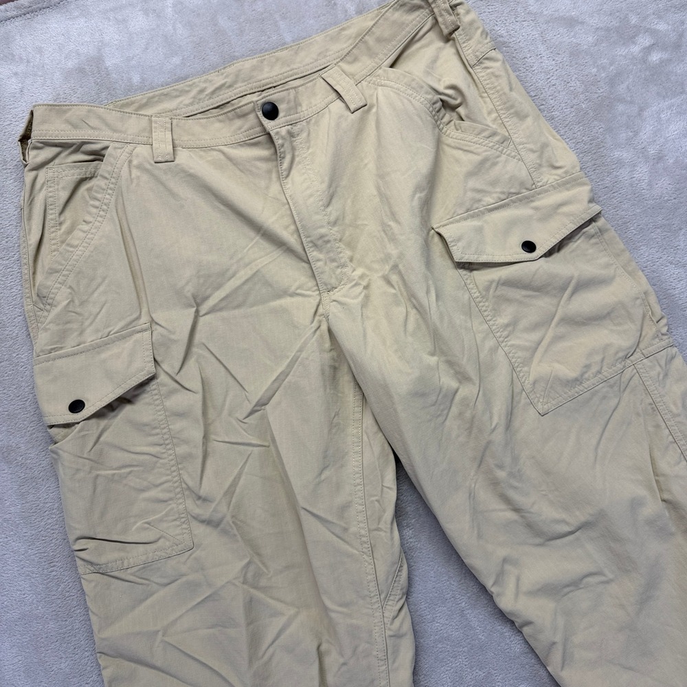 Duluth Trading Pants‎ Mens 40x30 Beige Armachillo Cooling Cargo Performance Work
